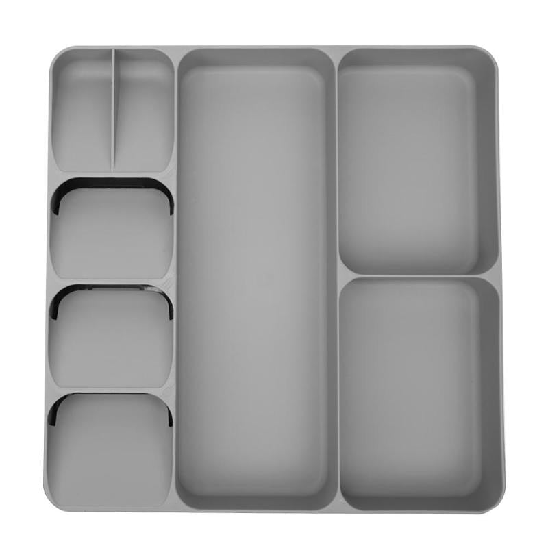 Cutlery Organizer Kitchen Drawer Organizer Tray Spoon Cutlery Separation Finishing Storage Box Tableware Kitchen Tool Dropship