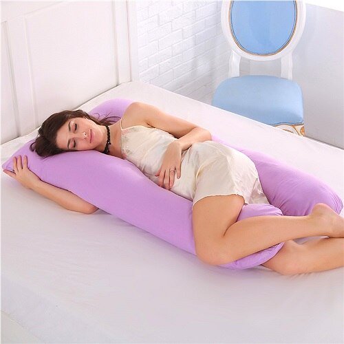 Pregnancy Pillow Bedding Full Body Pillow for Pregnant Women Comfortable U-Shape Cushion Long Side Sleeping Support Pillows