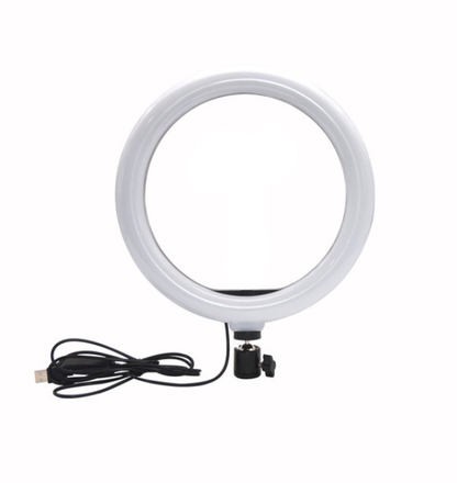 Video Youtube Fill Ring Light Lamp Live COOK 26CM Photography Lighting Phone Ringlight Tripod Stand Photo Led Selfie Bluetooth