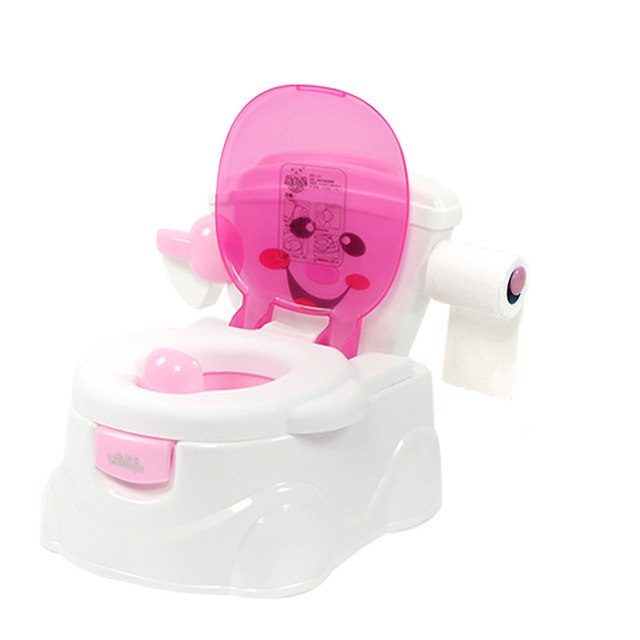 Baby Potty Toilet Training Seat Portable Plastic Child Potty Trainer Kids Indoor WC Baby Potty Chair Plastic Children's Pot