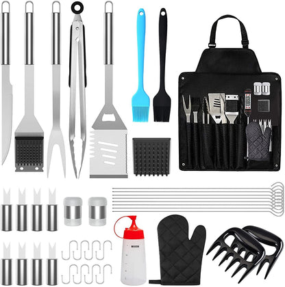 Apron Bakeware 39-Piece BBQ Grilling Utensils Set Baking Utensils