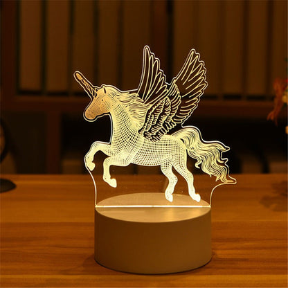 3D Night Light LED Table Light Creative Gift Bedhead Light Small Gift Valentine's Day Children's Day Gift