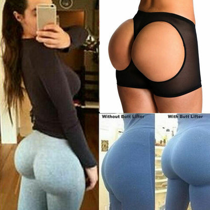 Mesh Shapewear Pants Postpartum Women's Body Shaping Underwear Show Buttocks Women's Panties Show PP