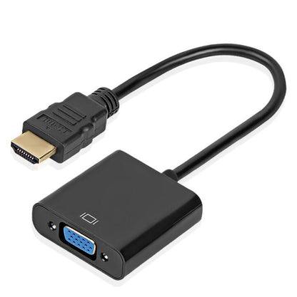 HDMI to VGA Adapter Male To Famale Converter Adapter 1080P Digital to Analog Video Audio For PC Laptop Tablet