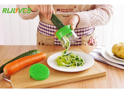 Vegetable Fruit Spiral Slicer Carrot Cucumber Grater Spiral Blade Cutter Salad Tools