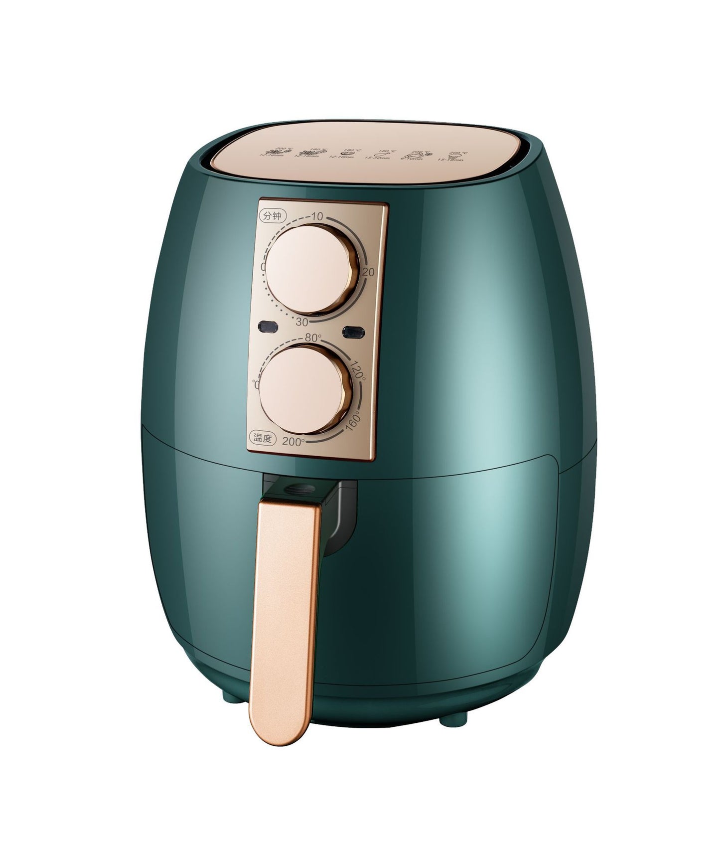 Visual Air Fryer Electromechanical Fryer Electric Oven Large Capacity Air Fryer 6L Multi-Function