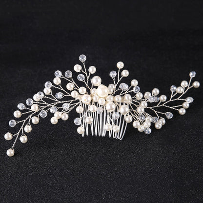 Bridal Hair Ornaments Fashion Hairwear Wedding Hair Accessories Comb for Hair Women Girl Headpiece Headdress Head Decoration Pin