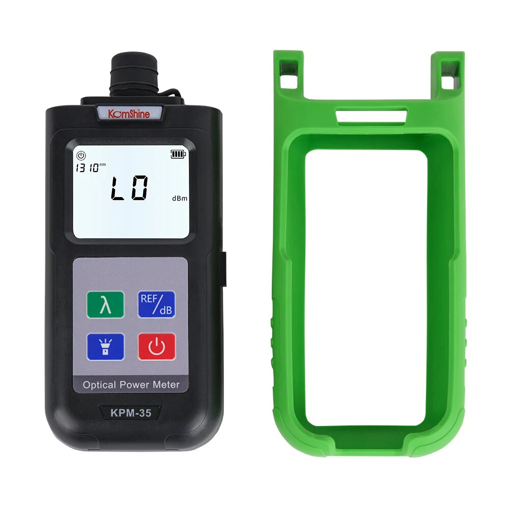 Optic Fiber Power Meter KomShine KPM-35 FTTH Fiber Cable Tester With Singlemode Fiber Optical Light Source KLS-35 1310/1550nm