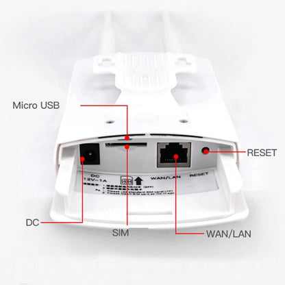 TIANJIE 4G LTE Wireless AP Wifi Router Hotspots CAT4 Outdoor LAN WAN SMA Antenna SIM Card Slot Unlock Modem Cpe Broadband