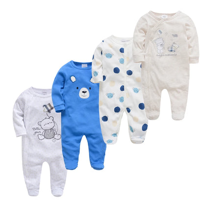 4 pcs/lot New Born Body Bebes Clothing