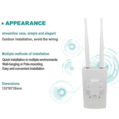 TIANJIE 4G LTE Wireless AP Wifi Router Hotspots CAT4 Outdoor LAN WAN SMA Antenna SIM Card Slot Unlock Modem Cpe Broadband