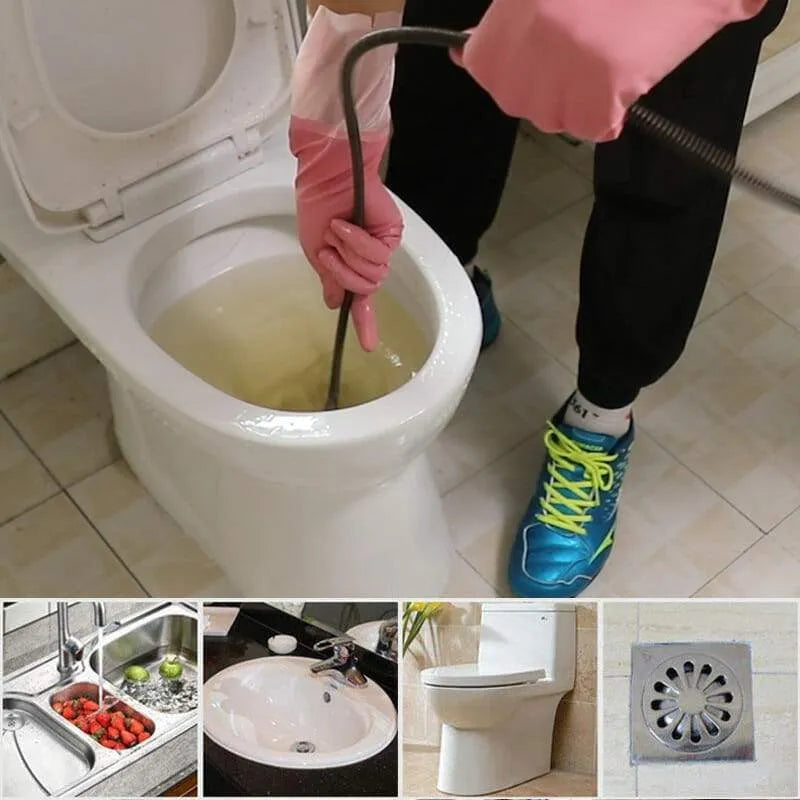 Spring Pipe Pipe Dredging Tools Drain Cleaner Sewer Sinks Basin Pipeline Clogged Remover Bathroom Kitchen Toilet Cleaning Tools