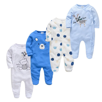 4 pcs/lot New Born Body Bebes Clothing