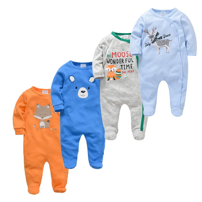 4 pcs/lot New Born Body Bebes Clothing