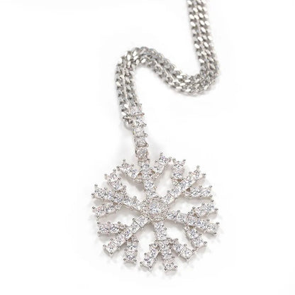 Snowflake Pendants Necklaces