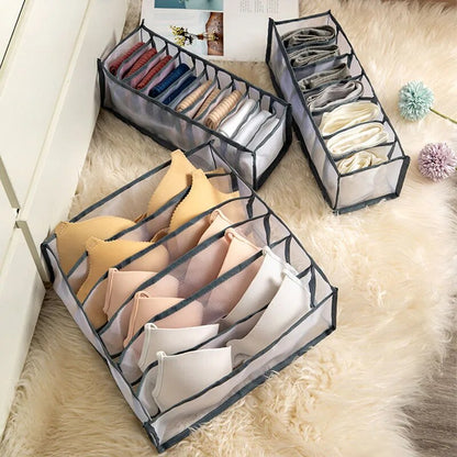 Underwear Bra Socks Panty Storage Boxes Home Dormitory Office Cabinet Organizers Wardrobe Closet Drawer Organization Box Divider