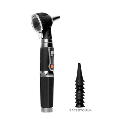 2 in 1 Professional Diagnostic Medical Ear Eye Care Kit Endoscope LED Direct Reading Fiber Otoscope Ophthalmoscope Set