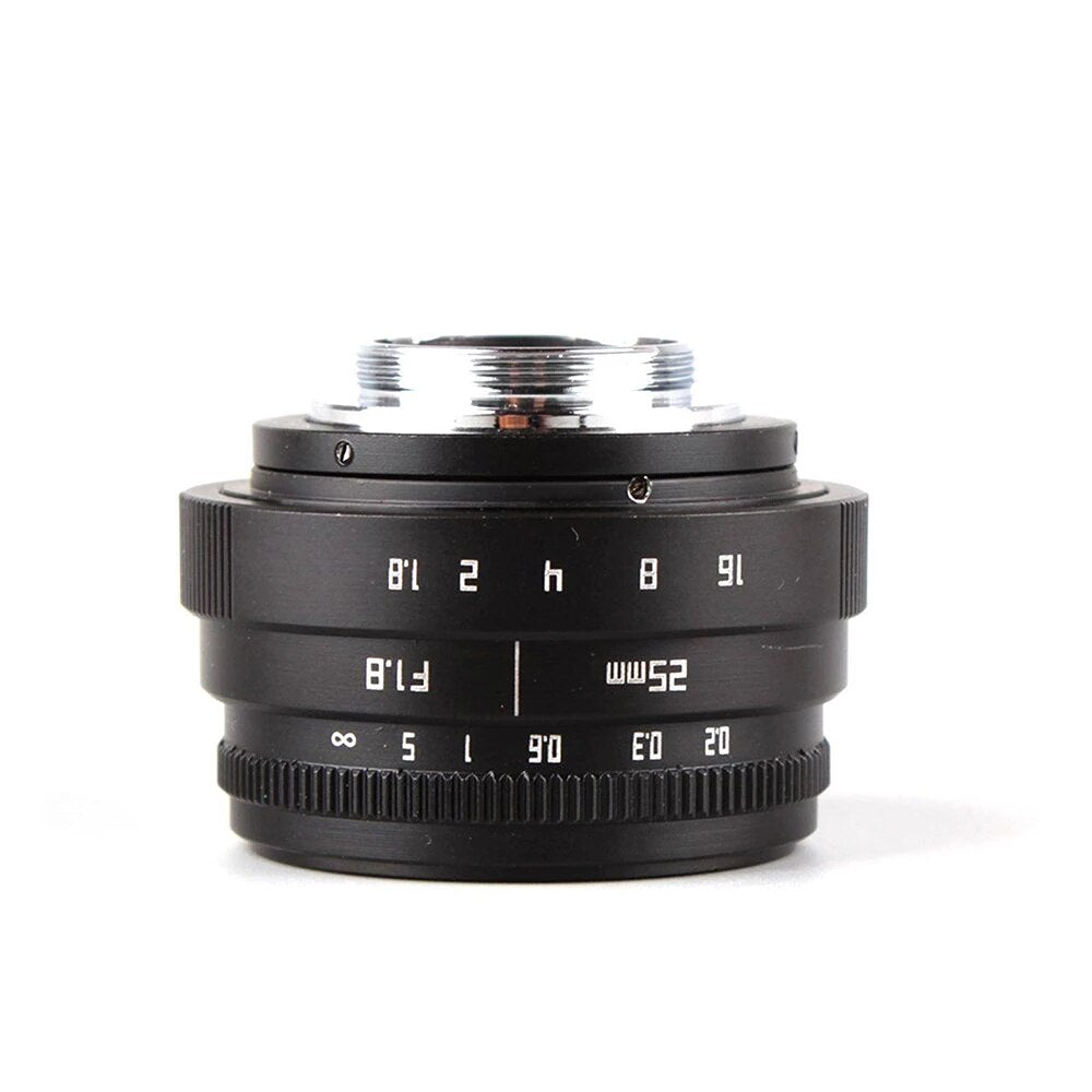 25mm F1.8 APS-C CCTV Lens C Mount+Hood For Olympus Panasonic Micro 4/3 M4/3 G7 G10 GH3 GH2 GH1 GX1 GF6 GF3 EPL5 EPM1 OM-D EM10