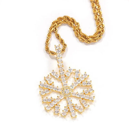 Snowflake Pendants Necklaces