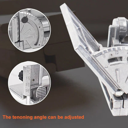 220V Woodworking Tenoning Machine Wood Splicing Biscuit Joiner  Slotting For Docking Board