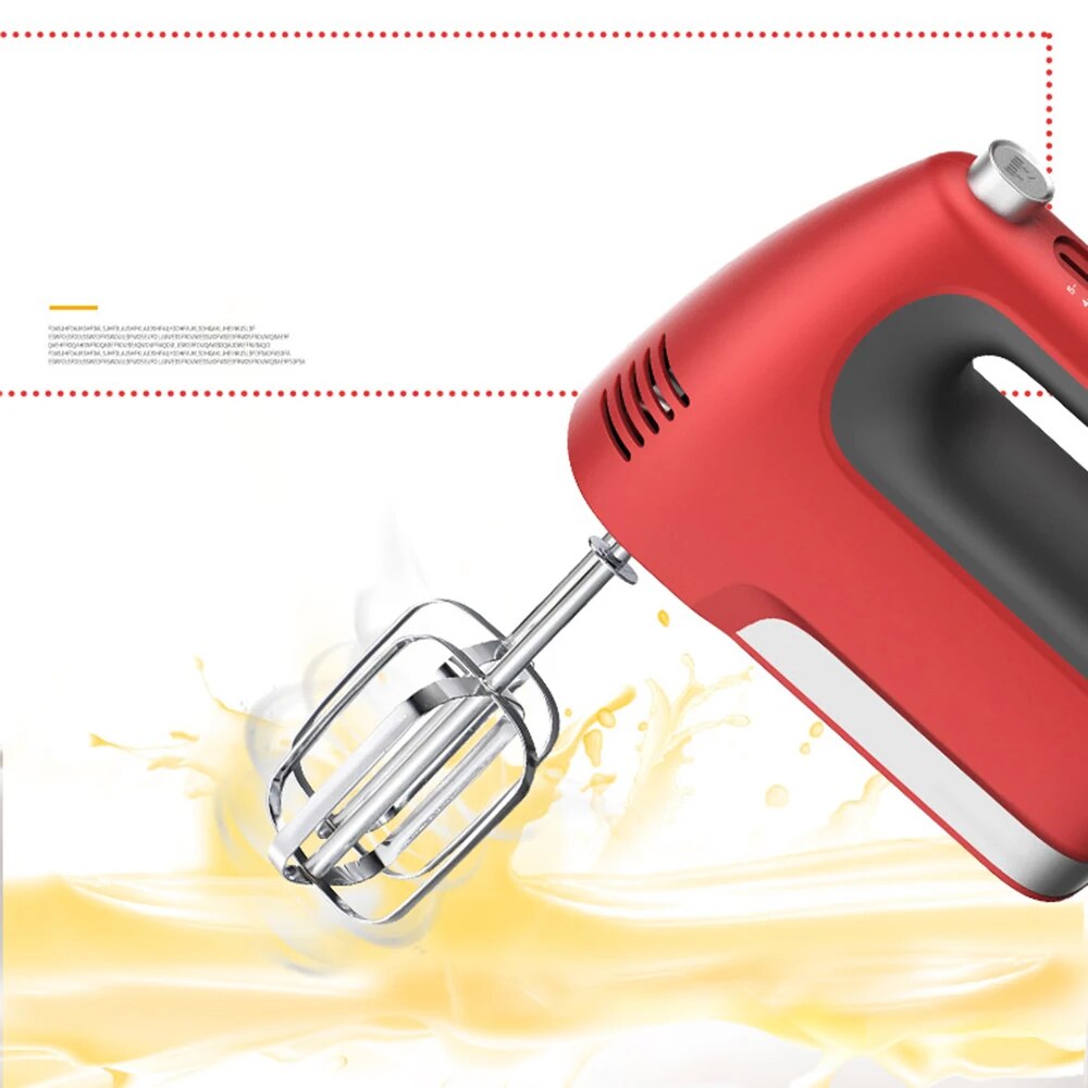 300W household electric egg beater fast 5-speed low-noise strong power kitchen small appliances suitable for 220-240V voltage co