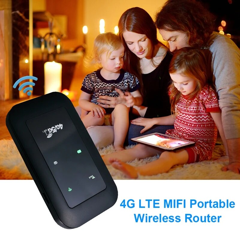 Pocket Wifi Router 4G LTE Repeater Car Mobile Wifi Hotspot Wireless Broadband Mifi Modem Router 4G With Sim Card Slot