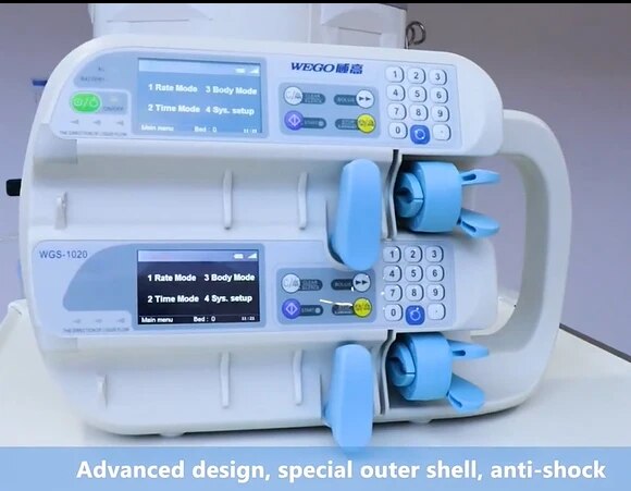 WEGO CE Approved Portable Lab Syringe Infusion Pump Medical Veterinary Syringe Pumps