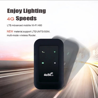 Pocket Wifi Router 4G LTE Repeater Car Mobile Wifi Hotspot Wireless Broadband Mifi Modem Router 4G With Sim Card Slot