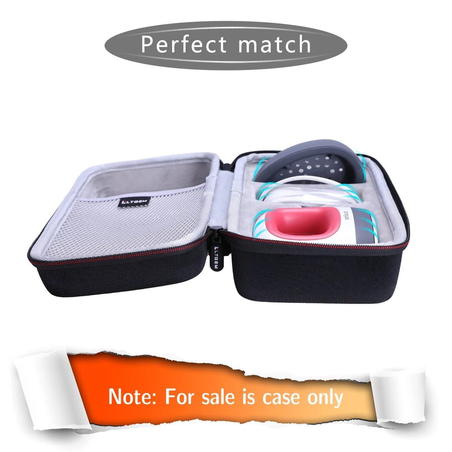 LTGEM EVA Hard Case for Cricut 2007468 Easy Press Mini (only case)