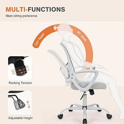 Office Chair, Desk Chair, Managerial Executive Chair, Ergonomic Home Office Desk Chairs,（Grey/Black）optional