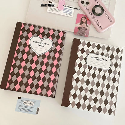 MINKYS 2023 New Retro Rhombus A5 Kpop Photocard Binder Collect Book Idol Photo Card Album Kawaii Stationery